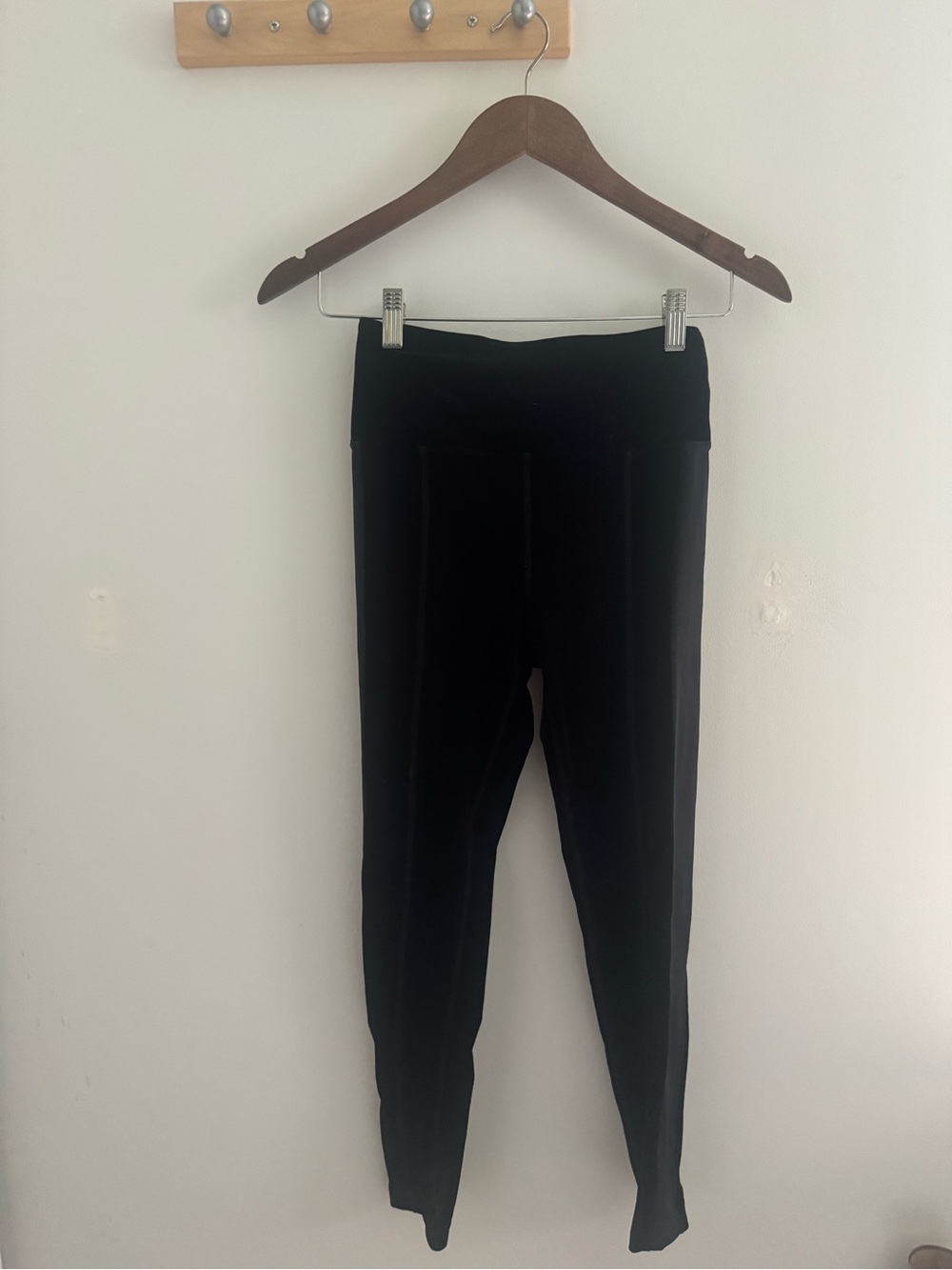 Alala Black Velvet Leggings